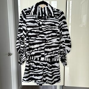 MICHAEL Michael Kors Zebra Shorts Romper